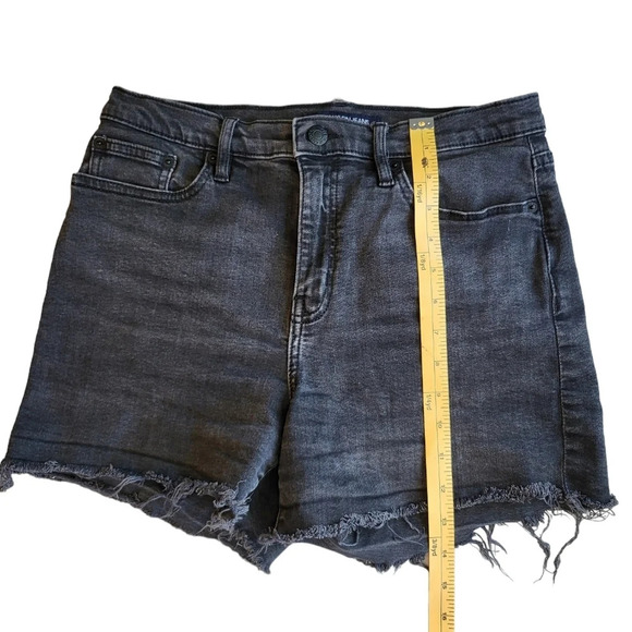 Calvin Klein Jeans High Rise Distressed Hem Shorts - Picture 10 of 11